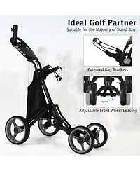 Givimo Golf Push Pull Cart with Foot Brake