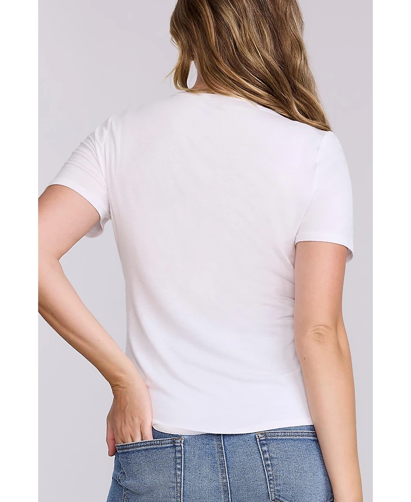 Women's Crewneck Short Sleeve Nursing Tee - Motherhood Maternity