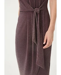 Olsen Women's Sparkle Faux Wrap Dress