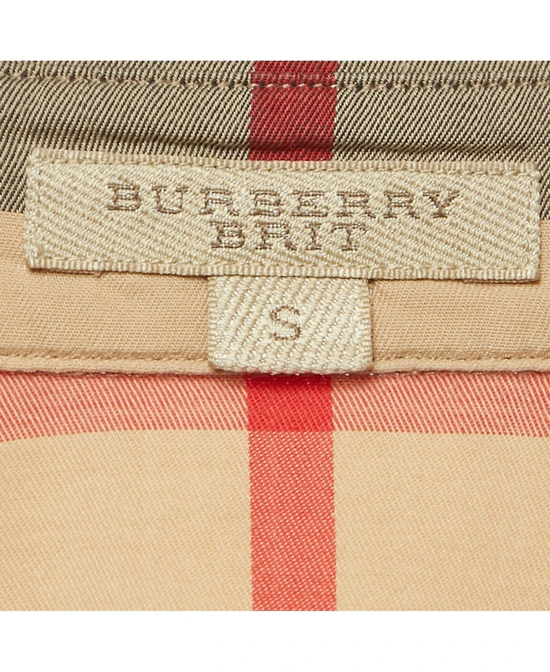 Pre-Owned Burberry Women's Checks Cotton Shirt