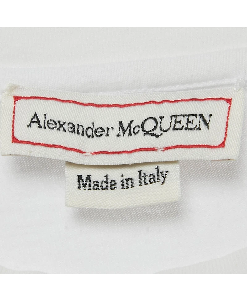 Pre-Owned Alexander Mcqueen Women's Printed Jersey T-Shirt