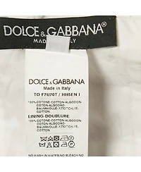 Pre-Owned Dolce & Gabbana Women's Majolica Print Cotton Crop Top