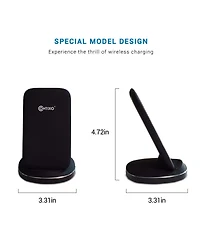 Contixo W3 Fast Wireless Charging Stand, Qi Compatible for Smartphones