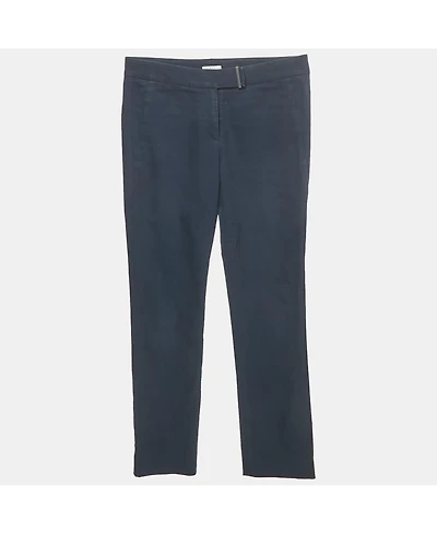 Pre-Owned Brunello Cucinelli Women's Cotton Slim Fit Trousers