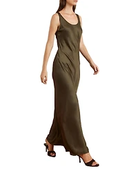 Paneros Clothing Women's Lola Satin Slip Dress