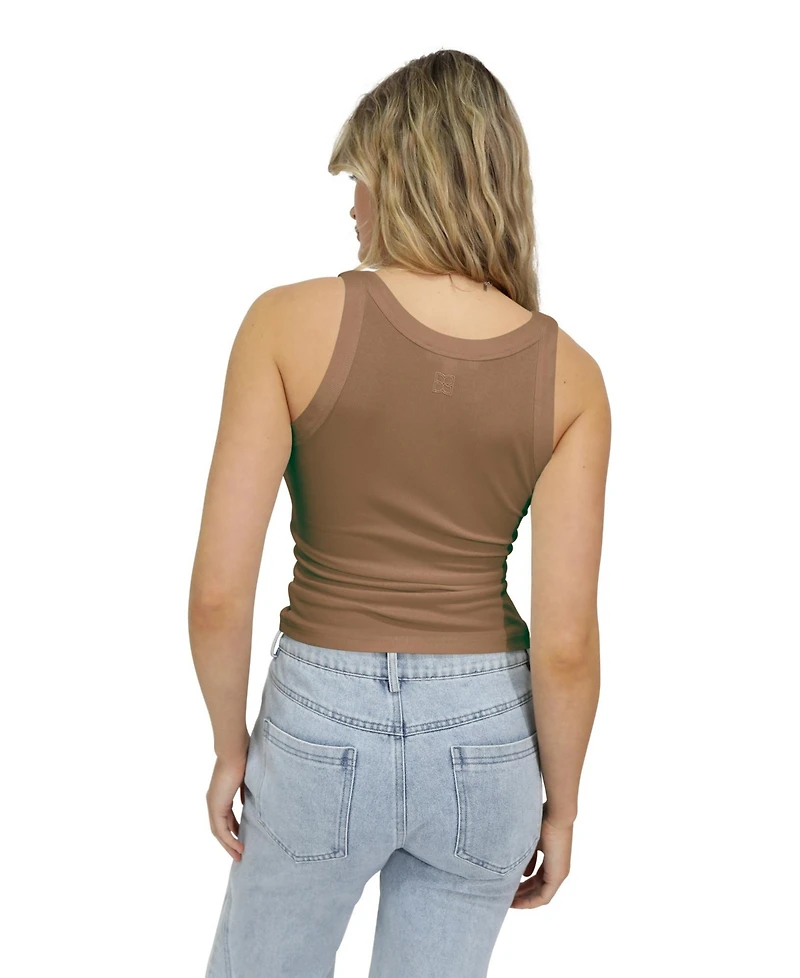 Belle & Bloom Women's Last Time Ribbed Tank Top