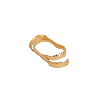Sohi Women's The Dented Three Finger Ring