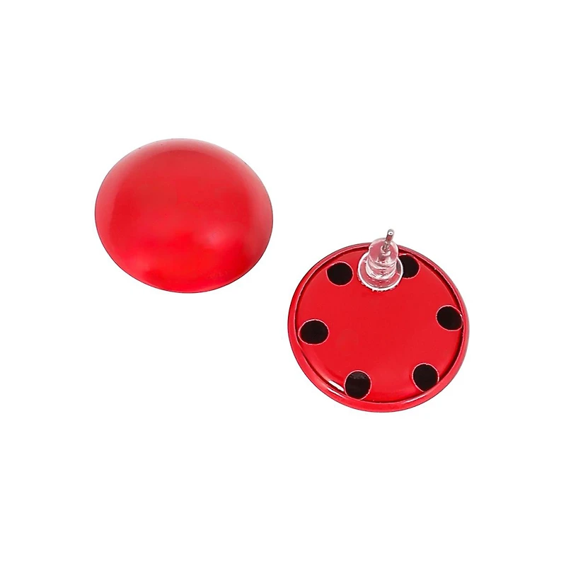 Women's The Semi-Orb Stud Earrings - Rose Red