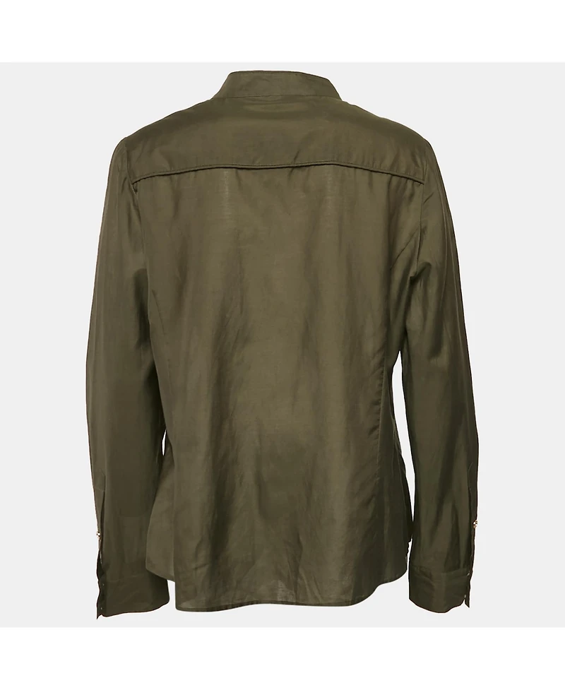 Pre-Owned Burberry Women's London Vintage Button Front Blouse