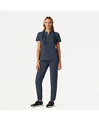 Jaanuu Petite Jace 7-Pocket Skinny Scrub Jogger