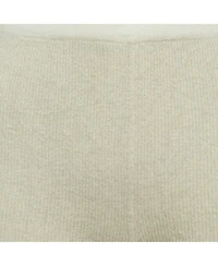 Pre-Owned Jacquemus Women's Cream Textured Rib Kit Shorts