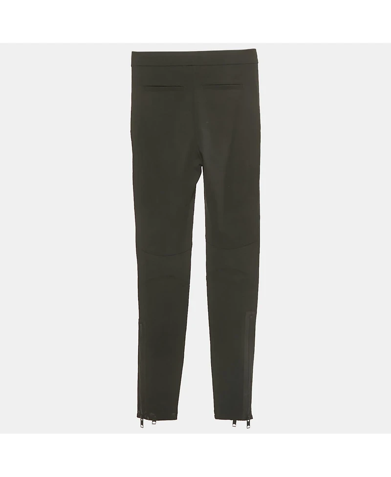 Pre-Owned Burberry Women's Jersey Zip Detail Cut-Out Pants