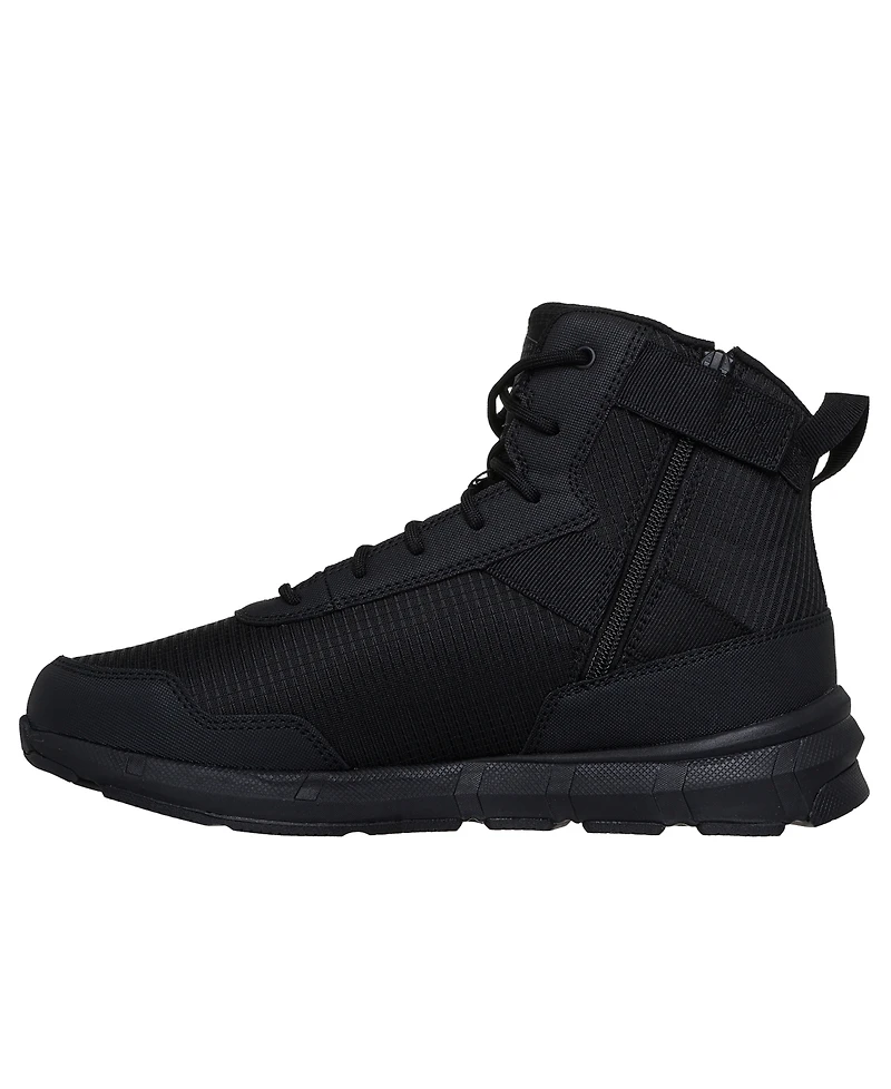 Skechers Men's Terradraft Tactical Zip Mesh Work Boots from Finish Line