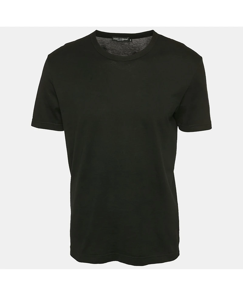 Pre-Owned Dolce & Gabbana Men's Jersey Crewneck T-Shirt