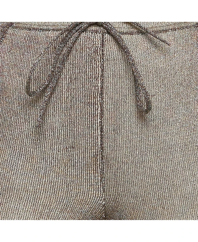 Pre-Owned Missoni Women's Metallic/multicolor Lurex Knit Pants