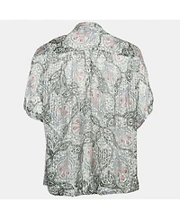 Pre-Owned Isabel Marant Women's Printed Silk Blouse