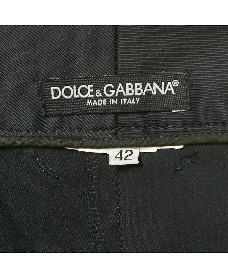 Pre-Owned Dolce & Gabbana Women's Gabardine Belted Pants