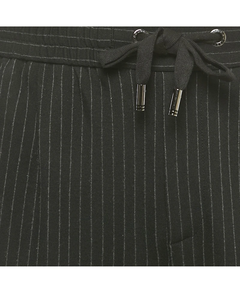 Pre-Owned Dolce & Gabbana Women's Pinstripe Jersey Jogger Pants