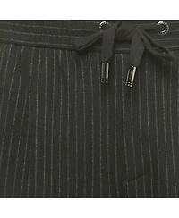 Pre-Owned Dolce & Gabbana Women's Pinstripe Jersey Jogger Pants
