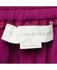 Pre-Owned Stella Mccartney Women's Purple Crepe Jogger Pants