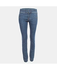 Pre-Owned Chloe Women's Blue Denim Elastic Jeans