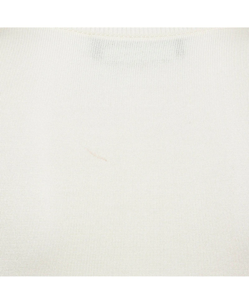 Pre-Owned Dolce & Gabbana Women's Cream Printed Silk Cardigan