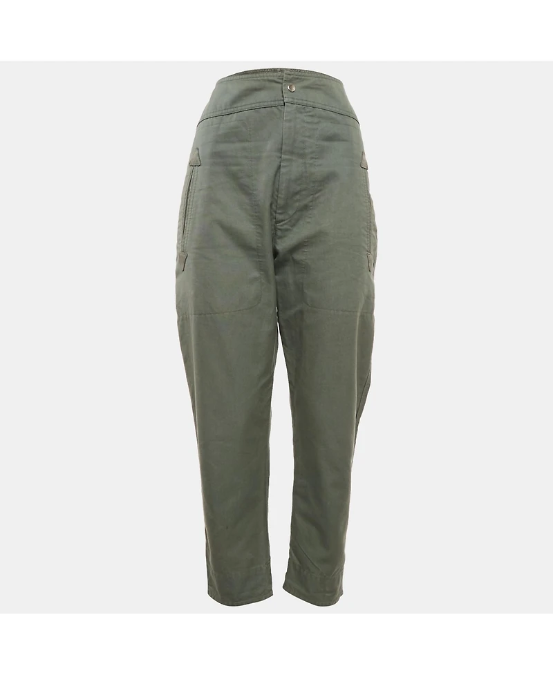 Pre-Owned Isabel Marant Women's Etoile Cotton Tapered Raluniae Trousers