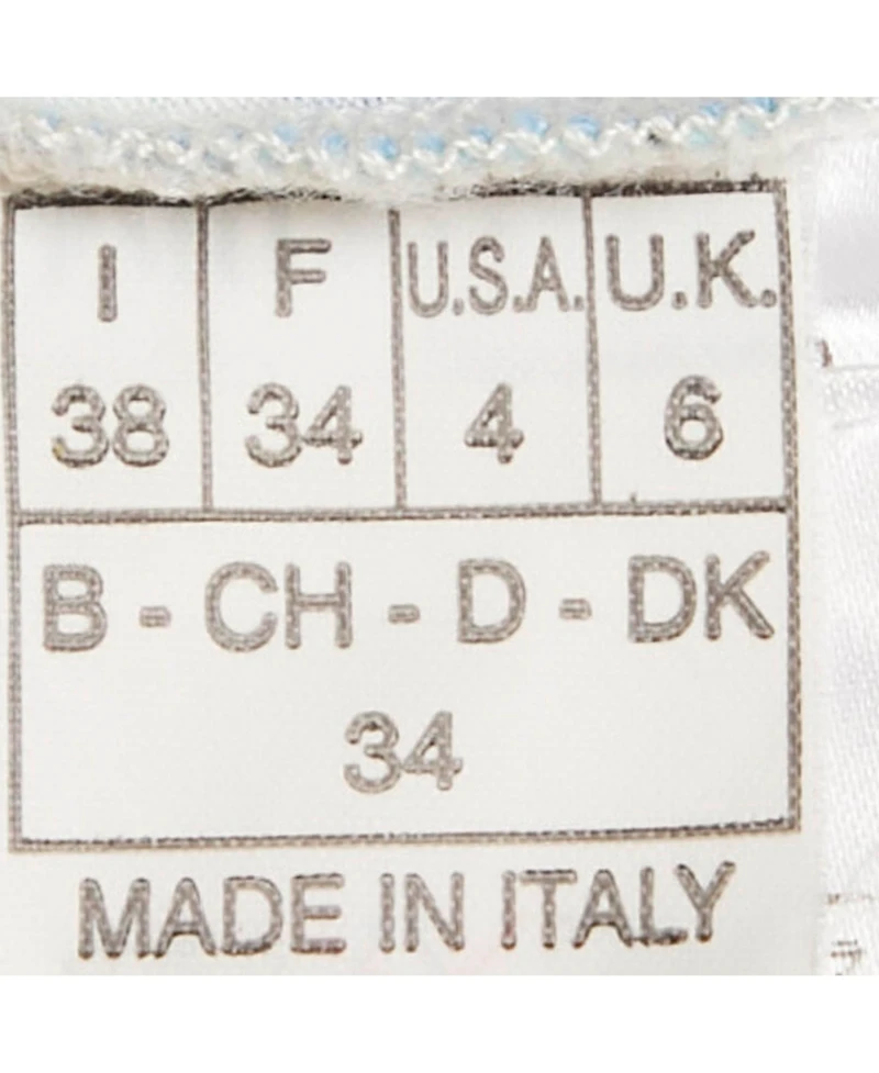 Pre-Owned Emilio Pucci Women's Pre-Owned Emilio Pucc i Blue Printed Cotton Sleeveless Shirt