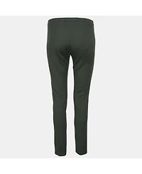 Pre-Owned Versace Women's Collection Crepe Slim Fit Trousers