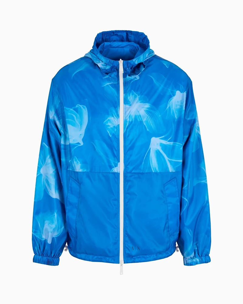 A|X Armani Exchange Men's Floral Blouson Jacket