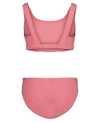 Roxy Girls' 7-16 Floral Loop Bikini Top and Bottom, 2-Piece Set