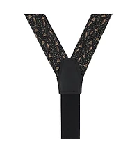 Trafalgar Men's Happy Hour Martini Fun Novelty Silk Button End Suspenders