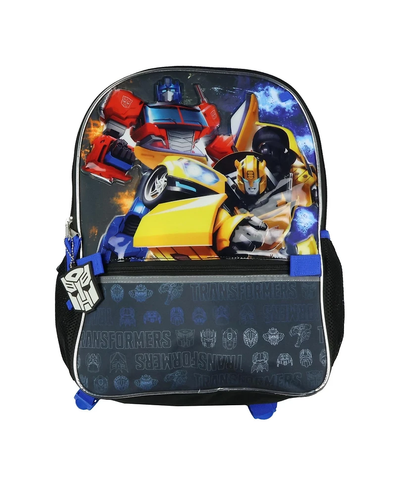 Transformers Backpack Optimus Prime and Bumblebee 5 Piece Tote Bag Set
