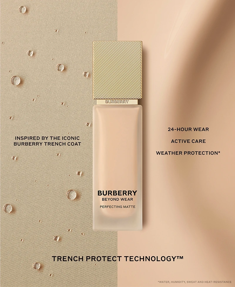 Burberry Beyond Wear Perfecting Matte Foundation, 1 oz.