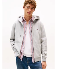 Tommy Hilfiger Men's Long Sleeve Zip-Front Flag Logo Hoodie