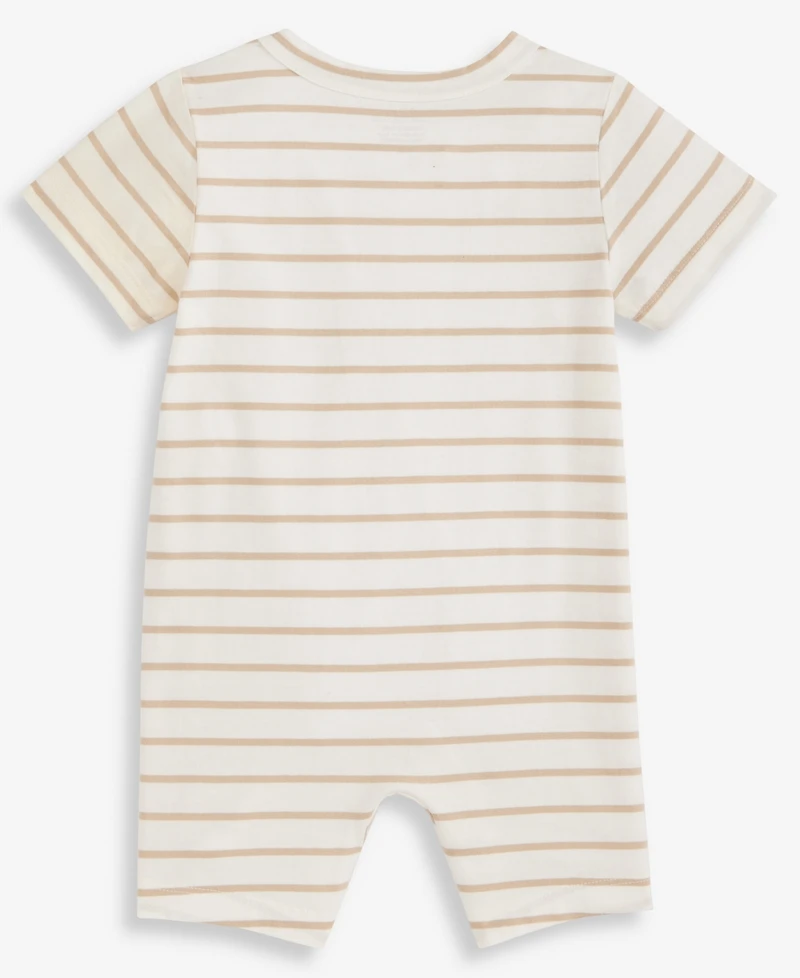 First Impressions Baby Boys' Tractor Fun Cotton Striped Sunsuit, Macy's Exclusive
