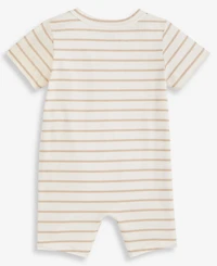 First Impressions Baby Boys' Tractor Fun Cotton Striped Sunsuit, Macy's Exclusive