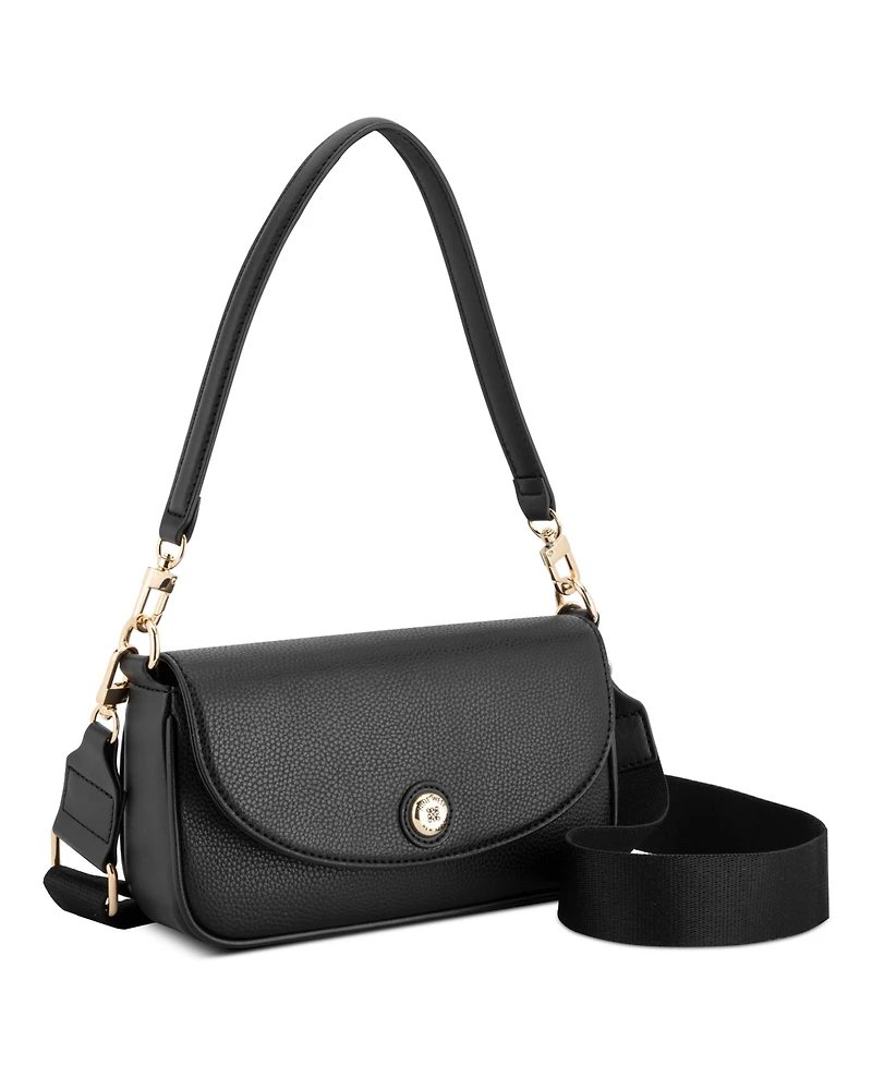 Nine West Women's Rigina Flap Shoulder Crossbody Bag