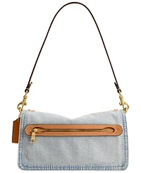 Coach Crystal Denim Tabby Small Shoulder Bag