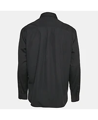 Pre-Owned Dolce & Gabbana Men's Black Cotton Long Sleeve Shirt