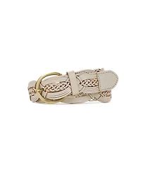 Patricia Nash Women's Melissa Braided Leather Belt