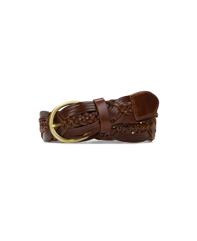 Patricia Nash Women's Melissa Braided Leather Belt