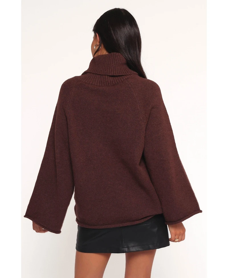Petal and Pup Women's Bindy Cowlneck Knit Sweater