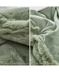 Coma Inducer 1,100 Bunnies - Coma Inducer Oversized Twin Comforter Set - Plush Reverse
