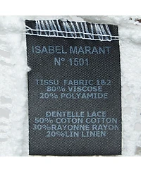 Pre-Owned Isabel Marant Women's Patterned Lace Sleeveless Top