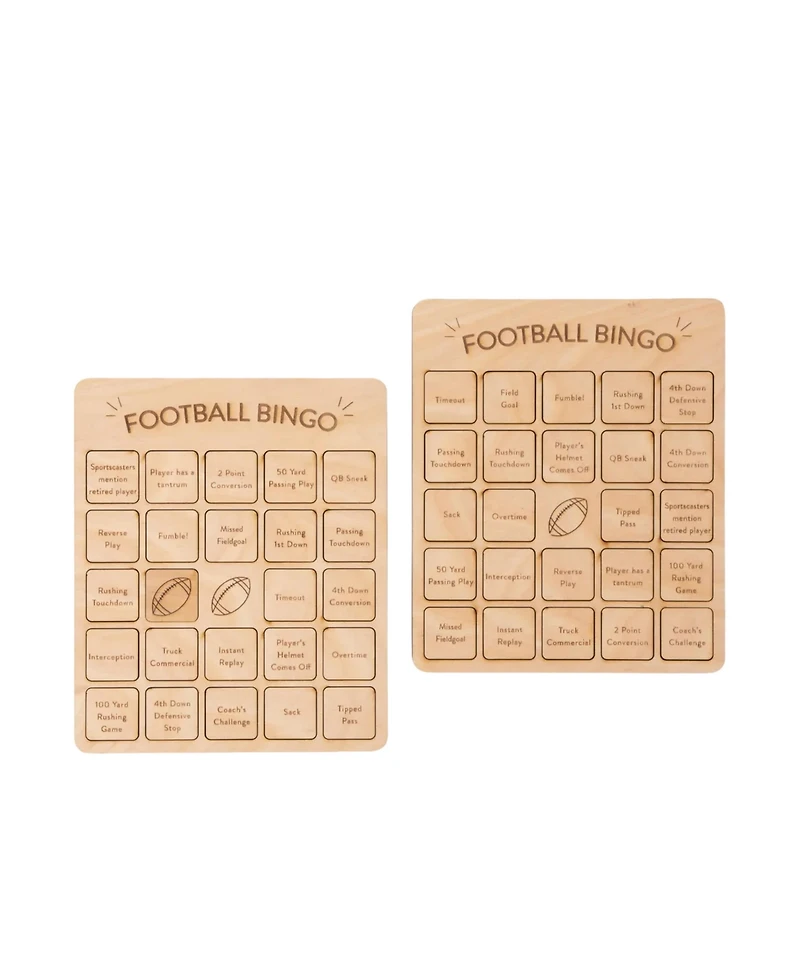 Uncommon Goods Football Bingo Game, Set of 2