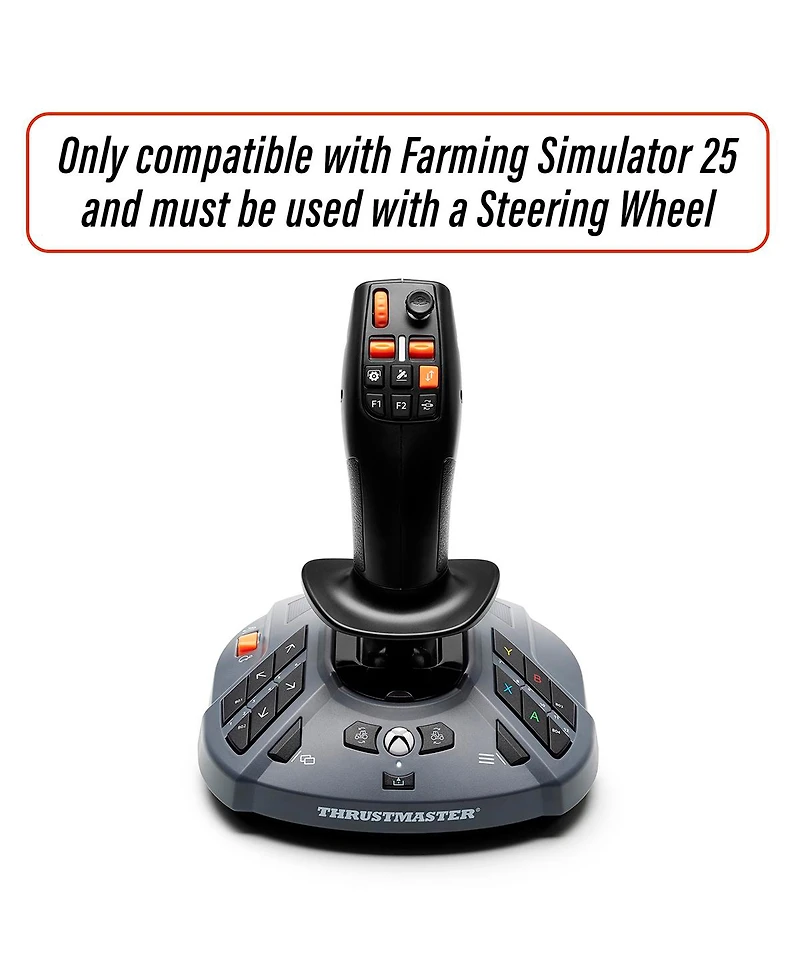 Thrustmaster SimTask FarmStick Joystick for Xbox Series X|S and Pc, Black/Gray