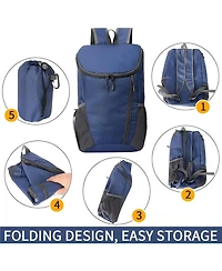 Portable Foldable Backpack Folding Mountaineering Bag, Ultralight Outdoor Cycling Rucksack, Travel Hiking Knapsack