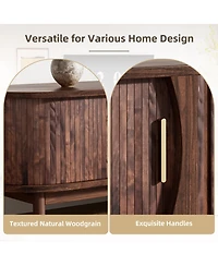 Casainc Modern Storage Cabinet Farmhouse Tv Stand