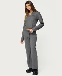 Edikted Women's Ayah Knit Zip Up Hoodie
